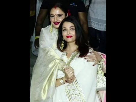 Jab They Met: Rekha Showers Aishwarya Rai Bachchan With Love & Kisses & Shares A Hearty Laugh