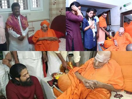 BREAKING! Shivakumara Swamiji Passes Away; UNSEEN Pics Of Kannada Actors With Nadedaduva Devaru