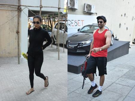 Malaika Arora, Deepika Padukone, Aditya Roy Kapur Spotted At Gym; See pictures!
