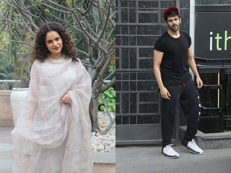 Kangana Ranaut Dressed Classily For Manikarnika Interview; Kartik Aaryan Sweats It Out At Gym!