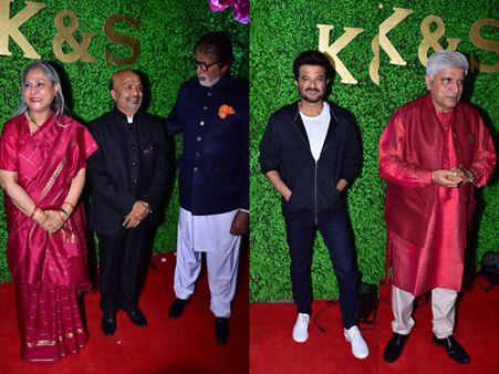 Amitabh-Jaya Bachchan, Anil Kapoor, Javed Akhtar Arrive At Sameer Anjaan’s Daughter’s Wedding