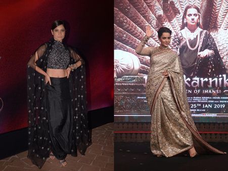 Kangana Ranaut & Ankita Lokhande Look Like Queens At Manikarnika Music Launch