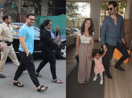 Aamir Khan Treats Himself To A Spa Session; Sunny Leone & Her Family Were Snapped At A B’day Party