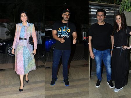 Sonam Kapoor, Arjun Kapoor, And Arbaaz Khan Attend Ek Ladki Ko Dekha Toh Aisa Laga Screening