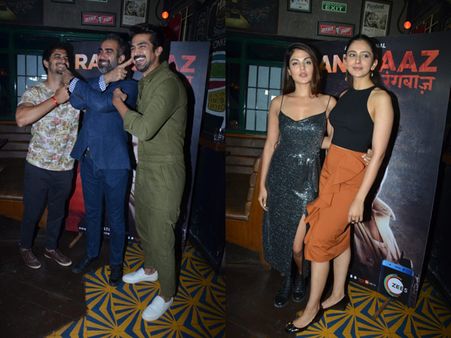 Pics: Saqib Saleem, Rhea Chakraborty, Aahana Kumra Attend Rangbaaz Success Bash