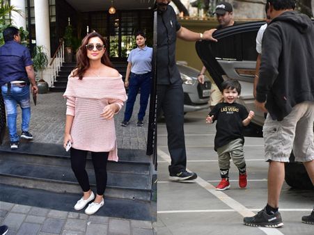 CAN’T MISS The Joy On Taimur’s Face As He Goes Out To Play; Parineeti Chopra Gets Papped At Lunch