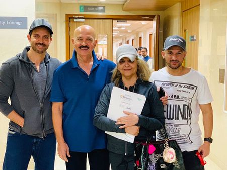 Rakesh Roshan Gets Discharged From Hospital Post Cancer Surgery; Hrithik Shares First Photos!