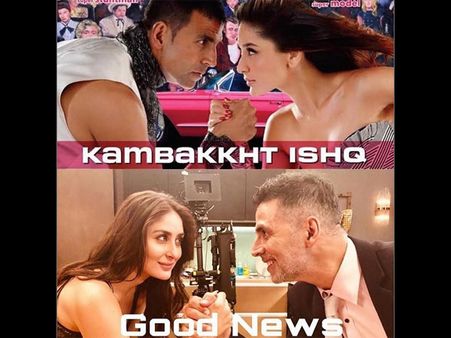 Akshay Kumar Gives 10 Year Challenge A 'Good News' Spin!