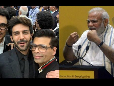 PM Modi Asks, 'How's The Josh?' At A B-Town Event, Later Reacts To Kartik Aaryan's 'Backfie' Photo!
