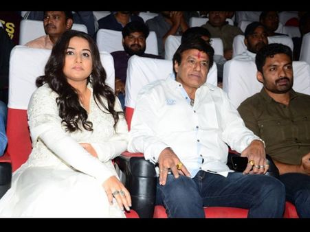 Balakrishna, Vidya Balan, Krish & Others Watch NTR Kathanayakudu From Bramaramba Theatre[PHOTOS]