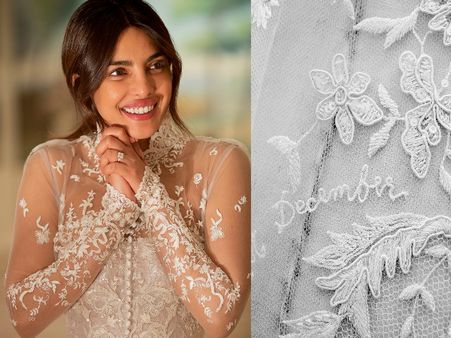 Priyanka Chopra's Wedding Gown: Inside Details About The Embroidery On Her Ralph Lauren Outfit!