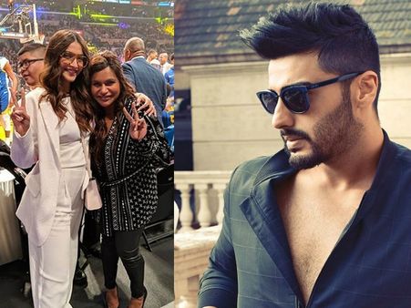 Arjun Kapoor Fanboys Over Sonam Kapoor's Picture With American Actress Mindy Kaling!