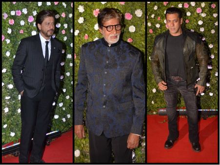 PHOTOS! Shahrukh Khan, Salman Khan & Big B Grace The Wedding Reception Of Raj Thackeray’s Son