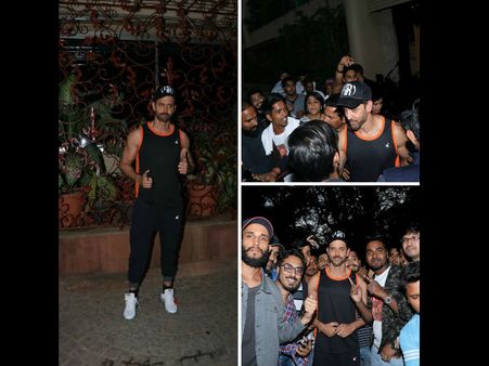HBD Hrithik Roshan! The Superstar Celebrates Birthday With Fans: See Pics!
