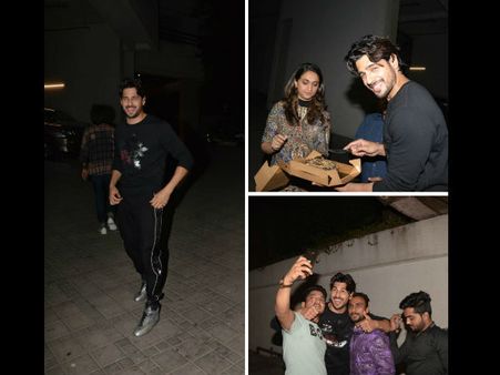 Birthday Boy Sidharth Malhotra Cuts Cake At Midnight In Media’s Presence! Pictures!