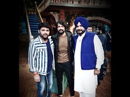PICS! Kiccha Sudeep Graces The Kapil Sharma Show Ahead Of Pailwaan; Thanks The Comedy King