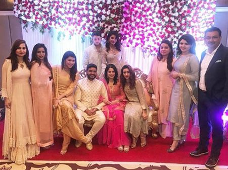 Pictures! Priyanka Chopra Jonas And Nick Jonas Attend PeeCee’s Brother Siddharth’s Roka Ceremony