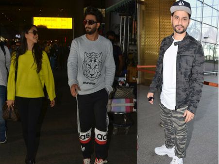 Ranveer Singh & Kiara Advani Snapped At The Airport; Kunal Khemu Sports A Casual Look To The Airport