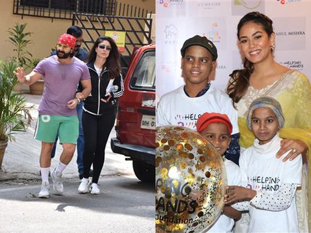 Mira Rajput Inaugurates Helping Hands Fundraiser; Saif Ali Khan & Kareena Kapoor Head To The Gym