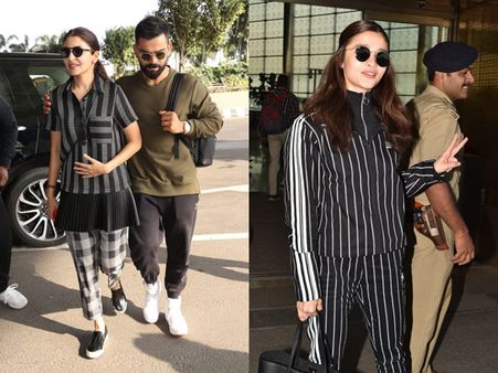 Anushka Sharma & Virat Kohli Arrive In Style At The Airport; Alia Bhatt & Ranveer Singh Also Snapped