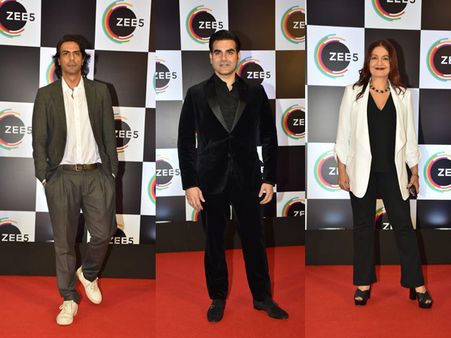 Pictures: Arjun Rampal, Arbaaz Khan, Pooja Bhatt & Others Attend Zee5 Anniversary