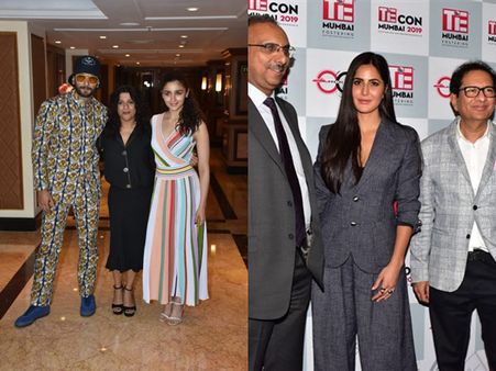 Ranveer Singh And Alia Bhatt Promote Gully Boy; Katrina Kaif At Tiecon 2019 In Mumbai