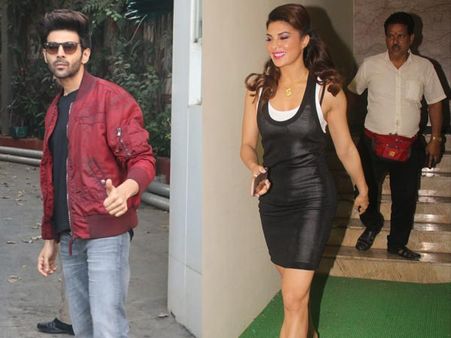 Jacqueline Fernandez Looks Pretty In 80s Glam Avatar; Kartik Aaryan Is Snapped By The Paparazzi