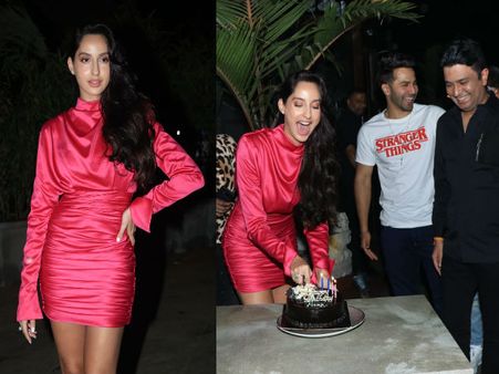 Pictures Of Nora Fatehi’s Birthday Bash: Varun Dhawan, Pooja Hegde & Others Attend