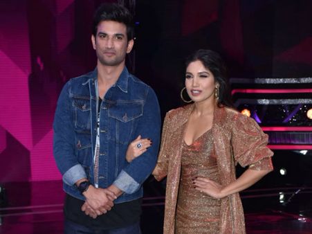 Bhumi Pednekar & Sushant Singh Rajput Promote Sonchiriya On The Sets Of Super Dancer 3