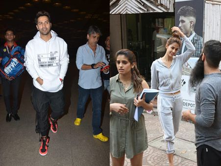 Varun Dhawan Looks Cool At The Airport; Disha Patani Snapped Wearing An Ultra Casual Outfit