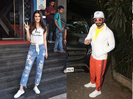 Kriti Sanon Distributes Luka Chuppi Tickets To Movie Goers; Ranveer Singh Is In Intense Work Mode