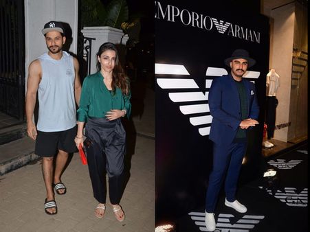Soha Ali Khan & Kunal Khemu Snapped On A Dinner Date; Arjun Kapoor Attends An Event In The City