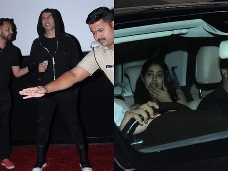 Akshay Kumar Enthralls Crowds At Kesari’s Screening; Janhvi Kapoor Spotted At Mohit Marwah’s House