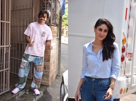 Kareena Kapoor Khan Keeps It Casual At An Ad Shoot; Ranveer Singh Spotted At Recording Studio