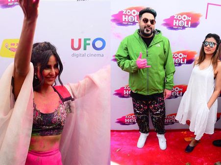 Katrina Kaif, Badshah & Others Have A Blast At Zoom Holi Fest: Pictures!