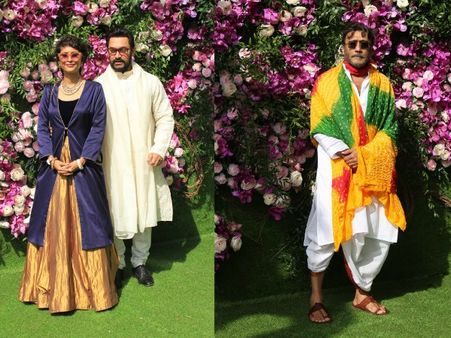 Akash Ambani- Shloka Mehta Wedding: Aamir Khan, Kiran Rao, Jackie Shroff Add Glitter To The Wedding