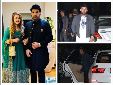 Kapil Sharma & Ginni Chatrath Look Regal At Akash Ambani-Shloka Mehta's Wedding!