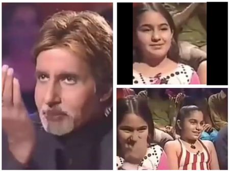 #Throwback! 12-Yr-Old Sara Ali Khan Greeting Big B With An Adaab On Kaun Banega Crorepati Goes Viral