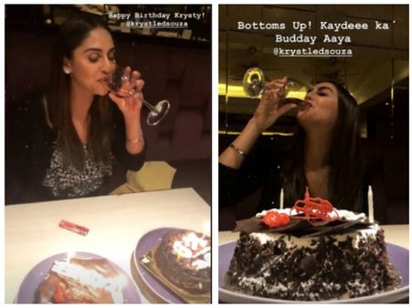 Krystle D'souza Celebrates Her Birthday With Friends; Introduces Her Little Nephew To Fans!