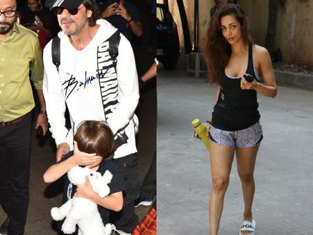 Shah Rukh Khan And A Shy AbRam Khan Snapped At Airport; Malaika Arora’s Tuesday Gym Look