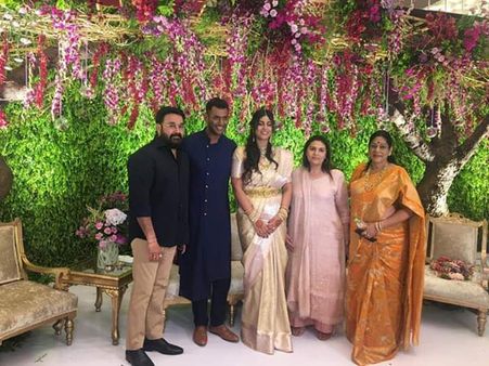 Vishal-Anisha Reddy Engagement Photos: Mohanlal, Khushbu And Others Take Part In The Festivities
