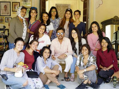 Irrfan Khan, Radhika Madan & Co. Are All Smiles On The Sets Of Angrezi Medium!