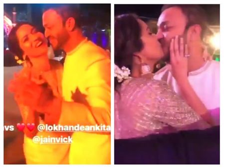 Pavitra Rishta’s Ankita Lokhande Kisses BF Vicky Jain At A Wedding; The Video Goes VIRAL!
