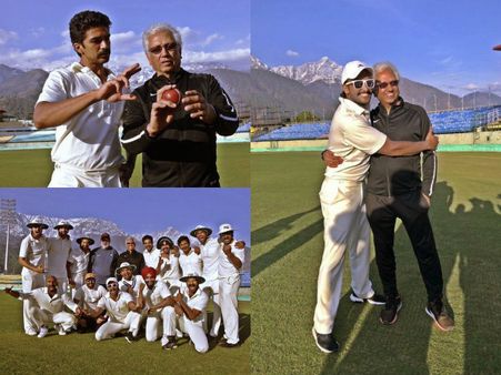 83': Ranveer Singh & Teammates Train With Cricket Legend Mohinder Amarnath In Dharamshala! Pictures