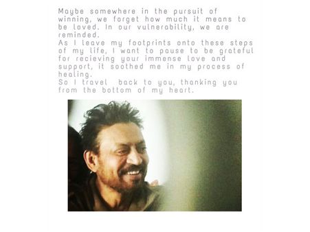 Irrfan Khan Returns To India After Cancer Treatment, Shares An Emotional Post!