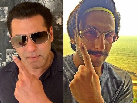 Lok Sabha Elections 2019: Salman Khan, Ranveer Singh, Varun Dhawan & Others Cast Their Vote