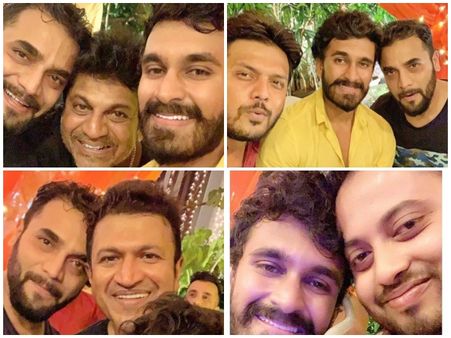 PICS! Yuva Rajkumar’s Wedding Ritual Graced By Celebs; Shivanna & Appu Dance At Sangeet Ceremony