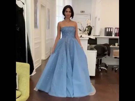 Cannes 2019: Mallika Sherawat Twirls In An Icy Blue Gown & We're All Hearts!