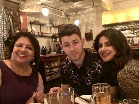 Priyanka Chopra- Nick Jonas Celebrate Madhu Chopra's Birthday In A Memorable Way; Check Out Pics!