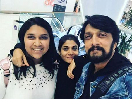 Sudeep's Family Holiday PICS LEAKED! Pailwaan Star Is In London For World Cup 2019